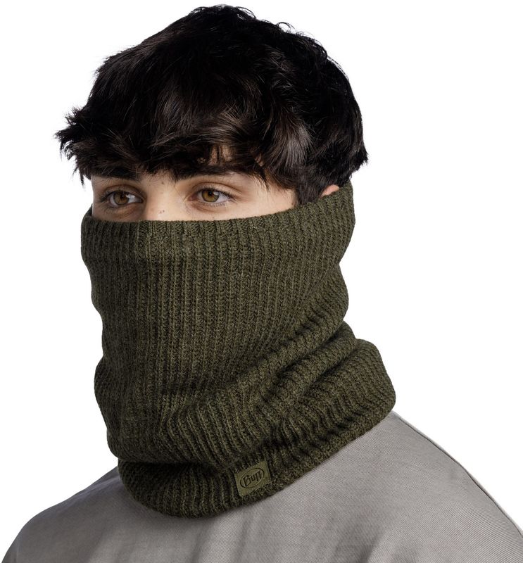 Вязаный шарф-труба с флисом Buff Knitted & Fleece Neckwarmer Rutger Silversage Фото 4