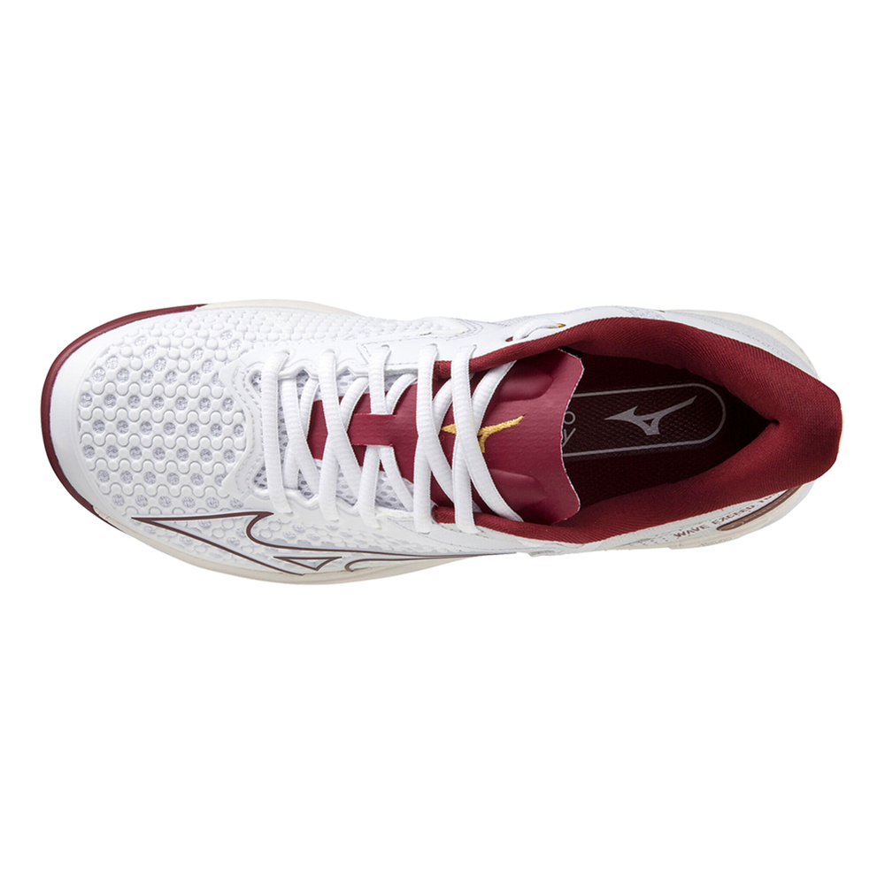 Женские теннисные кроссовки Mizuno Wave Exceed Tour 5 Clay Court Shoe Women - White, Dark Red