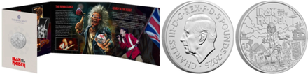 Великобритания 5 фунтов, 2025 Легенды музыки — Iron Maiden