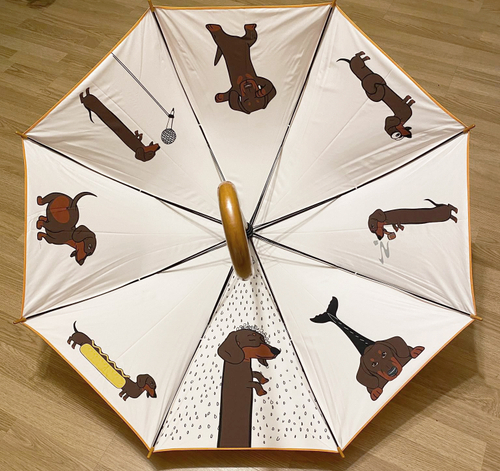 Зонт "Веселые таксы"