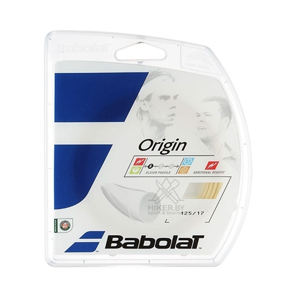 Струны для тенниса BABOLAT ORIGIN NATURAL Сеты (1 натяжка) 12 м