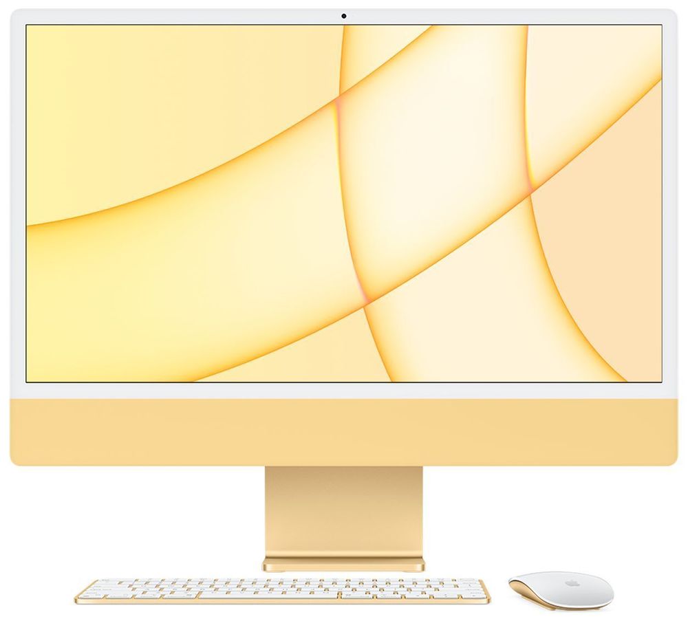 Apple iMac 4.5K 24&quot; (2021) Yellow (M1 8-Core CPU/8-Core GPU, 16GB, 256Gb)