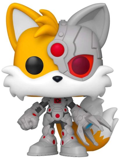 Фигурка Funko POP! Heroes DC х Sonic the Hedgehog Tails as Cyborg (594) 88906 / Фигурка Фанко ПОП! по мотивам серии игр "Соник", Тейлз