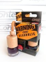 Ароматизатор WARNING SEXOGOLIC аромат ванили с деревянной крышкой