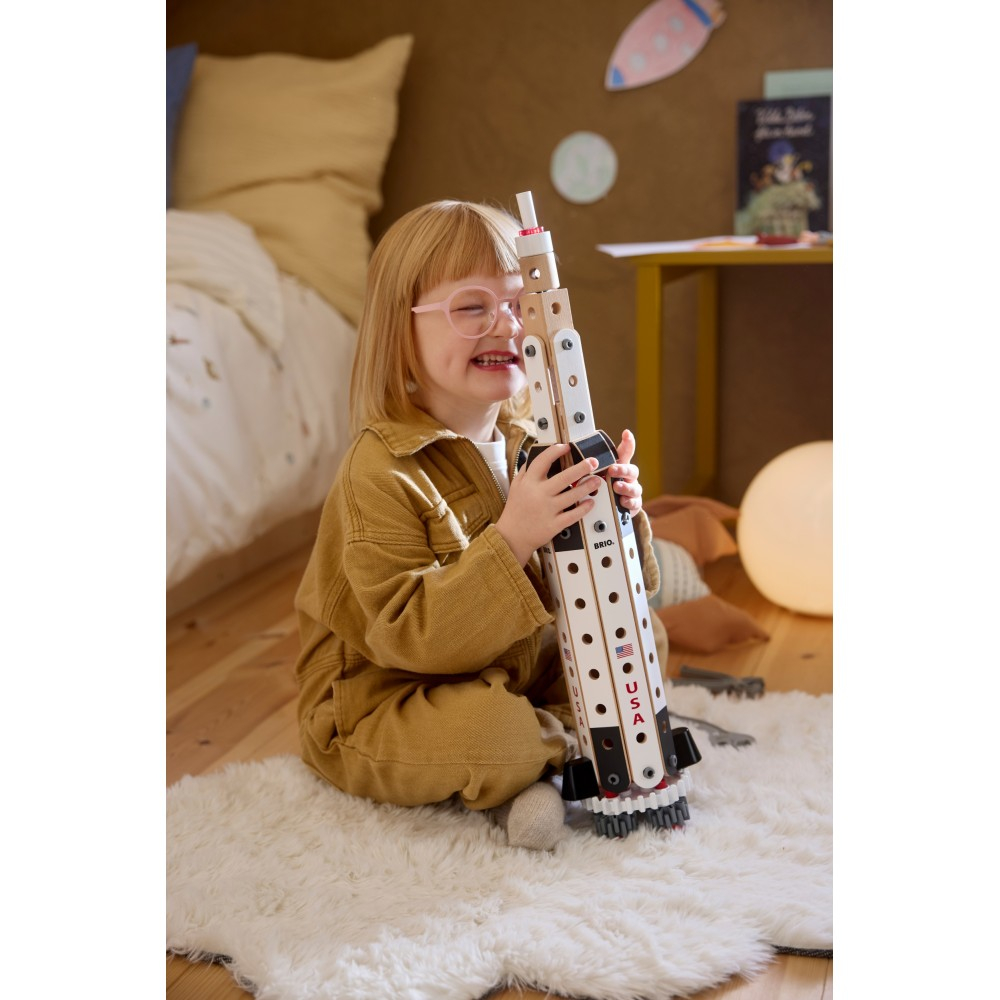 BRIO - Builder Ракета APOLLO с LED-подсветкой 91 элемент 34607