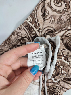 Джемпер Olar с принтом 48 размер