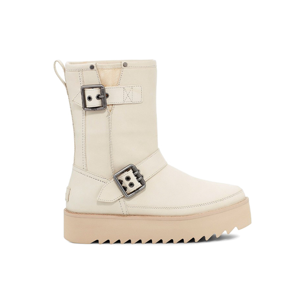 Сапоги UGG Classic Rebel Biker Short, 1106913-BONE