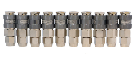 KraftWell KRW-QC0812F-10 БРС "мама" для шланга 8*12 мм, 10 шт