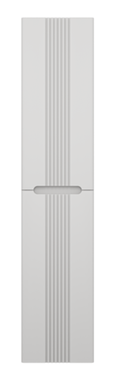 Шкаф - пенал Brevita Pallisandro 35 подвесной универсальный (серый)