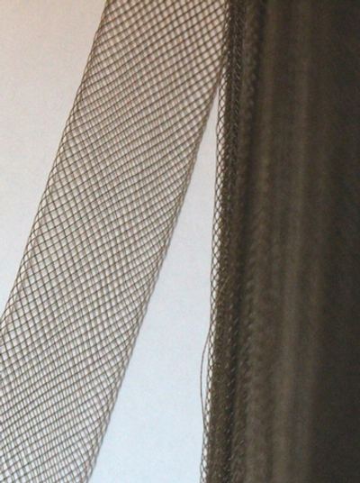 Лента регилин, сетка, ш. 2,5 см, коричневый