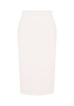 Белая юбка карандаш (в оттенке айвори)