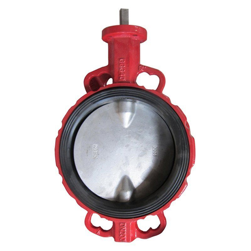 Затвор поворотный дисковый Seagull, DN 500, PN 16, межфланцевый, с диском из нержавеющей стали, уплотнение EPDM, со штоком