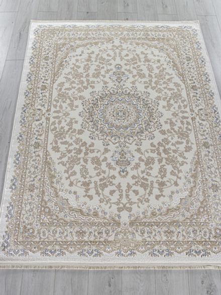 Ковер 27239A - CREAM / BLUE - Прямоугольник - коллекция MOSSO размер 200*290 см