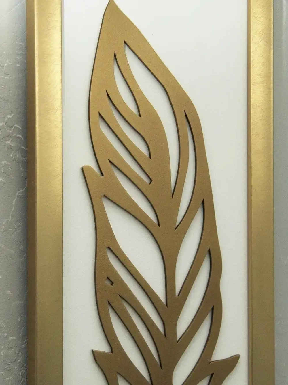 Декор настенный "Перышко" 19*54 см