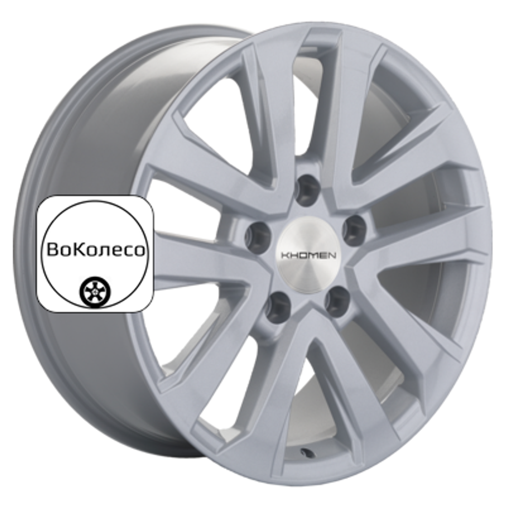 8,5x20/5x150 ET45 D110,1 KHW2003 (LX570/LC100/LC200) F-Silver (под ORG) Khomen Wheels