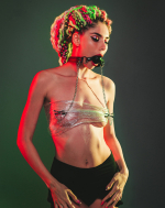 Черный кляп-шар 4,5см с зажимами для сосков Lola Games Ball Gag with Nipple Clamps Party Hard Gratitude 1149-01lola