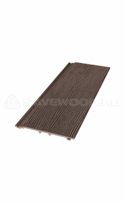 Cайдинг из ДПК SW Cedrus, радиальный распил. Цвет терракот.