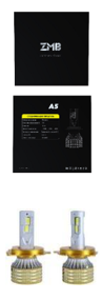 ZMB A5 LED 90W 12V 6500K H4 H7 H11