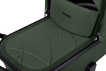 Детская коляска Peppy Monaco 3 в 1 с автокреслом Rise Oliva Green (зеленый), рама черная