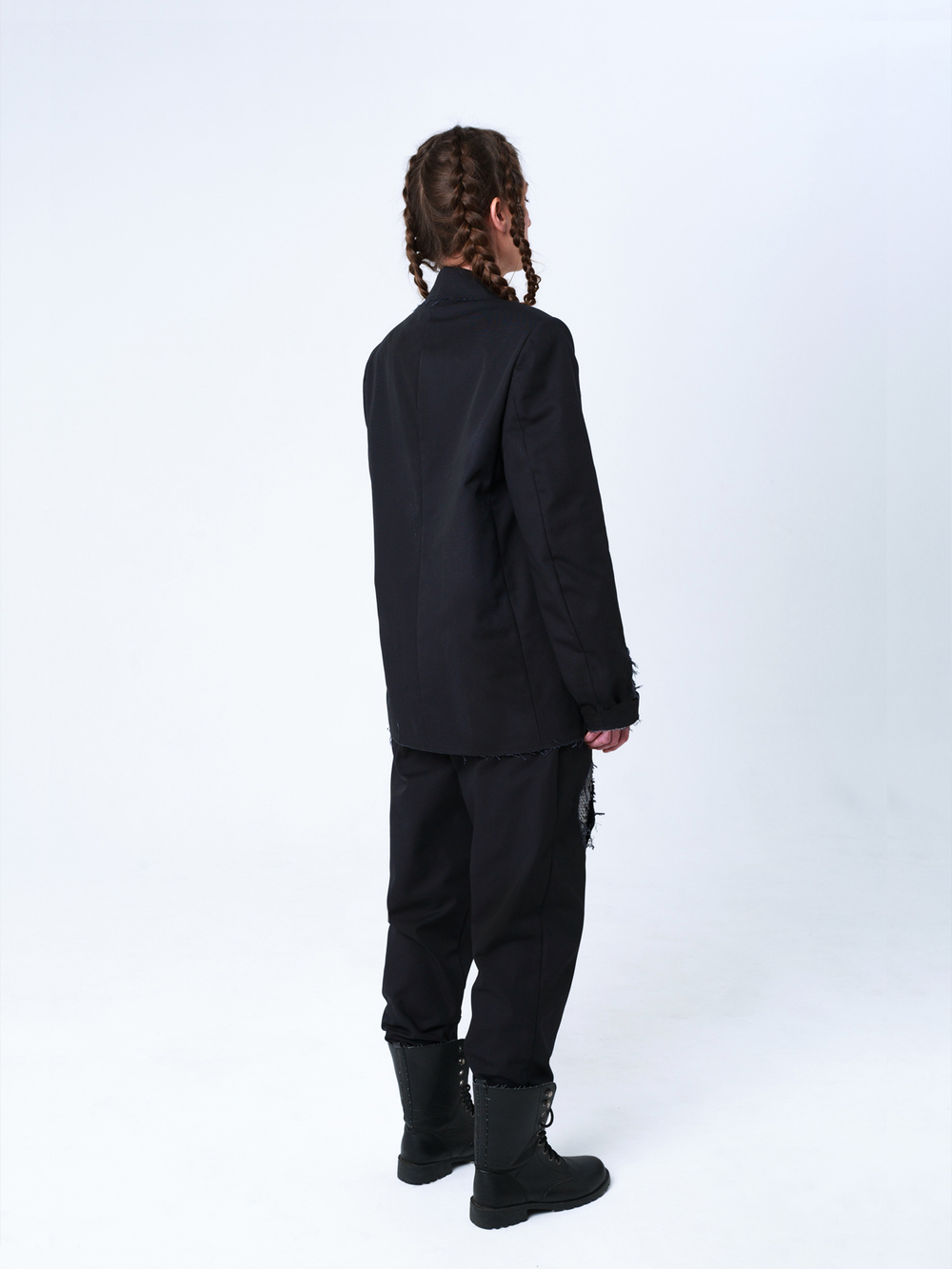 Пиджак "Бессмертный" с пайетками. Черный