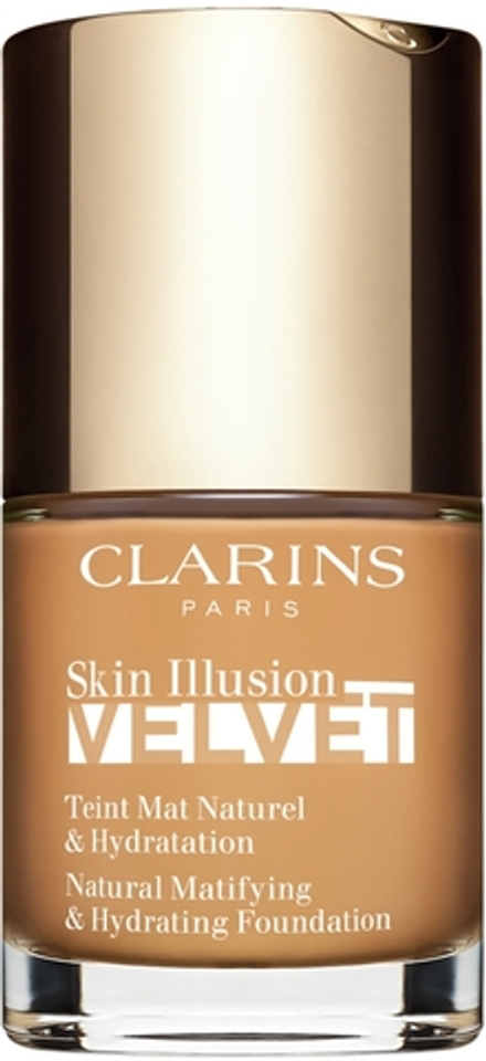Clarins Skin Illusion Velvet - Тональная основа с матовым финишем и питательным действием оттенок 114N, 30 ml
