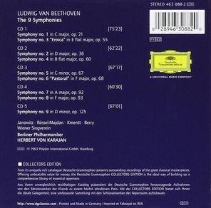 Berliner Philharmoniker, Herbert von Karajan / Beethoven: The 9 Symphonies (5CD)