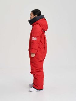 Комбинезон детский пуховый BASK kids YETI красный