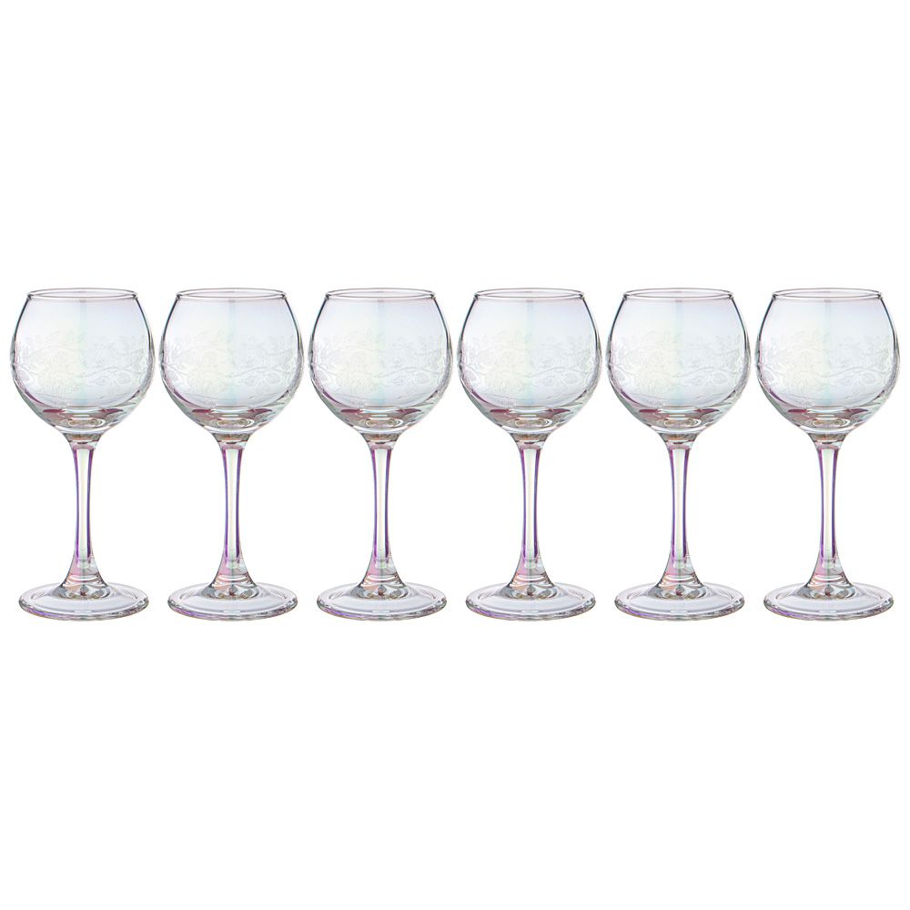 НАБОР РЮМОК ИЗ 6 ШТ "FLOWER" ЛИЛОВАЯ ДЫМКА 65 МЛ 6*6*12,4СМ