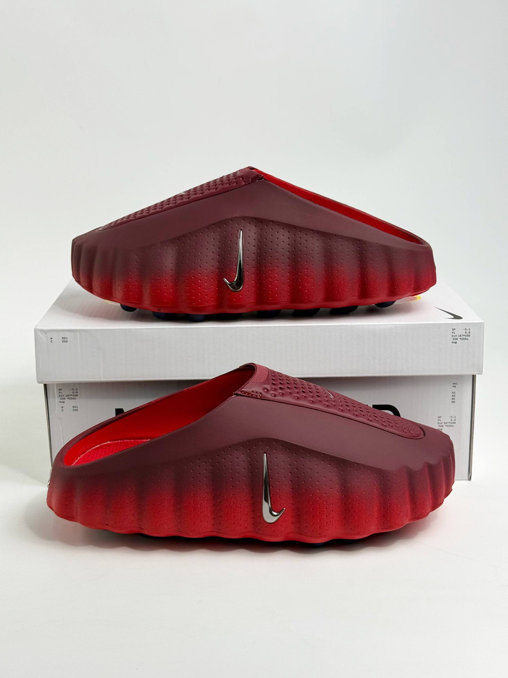 Тапочки Nike Mind 001 #B295 (красн.)