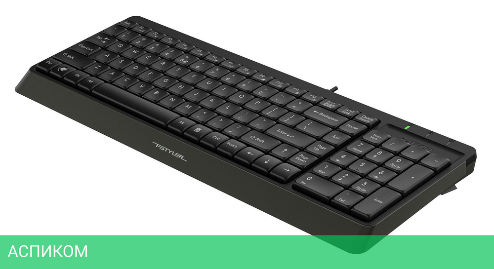 Клавиатура A4Tech Fstyler черный (FK15)