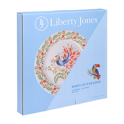 Набор тарелок fantail bird из коллекции birds of paradise в подарочной упаковке, D28 см, 2 шт.