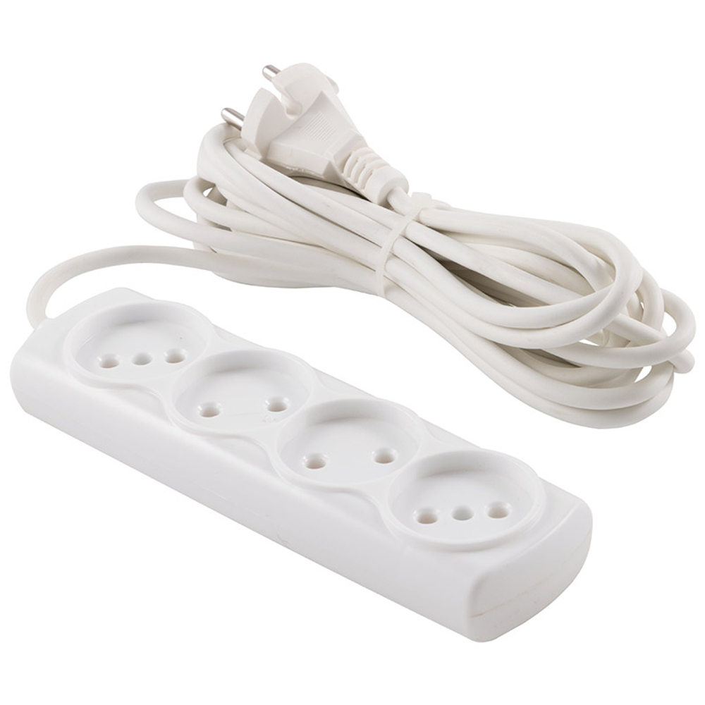 Удлинитель Engy "Премиум" 5м/4роз (ПВС 2х0.75)