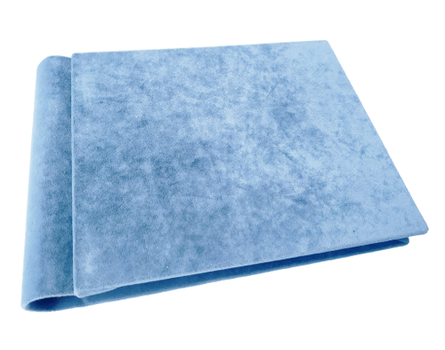 Фотоальбом из бархата "Светло голубой"