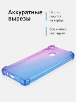 Чехол ROSCO для Tecno Spark 7 оптом (арт. TCN-S7-HARD-TPU-VIOLET-BLUE)