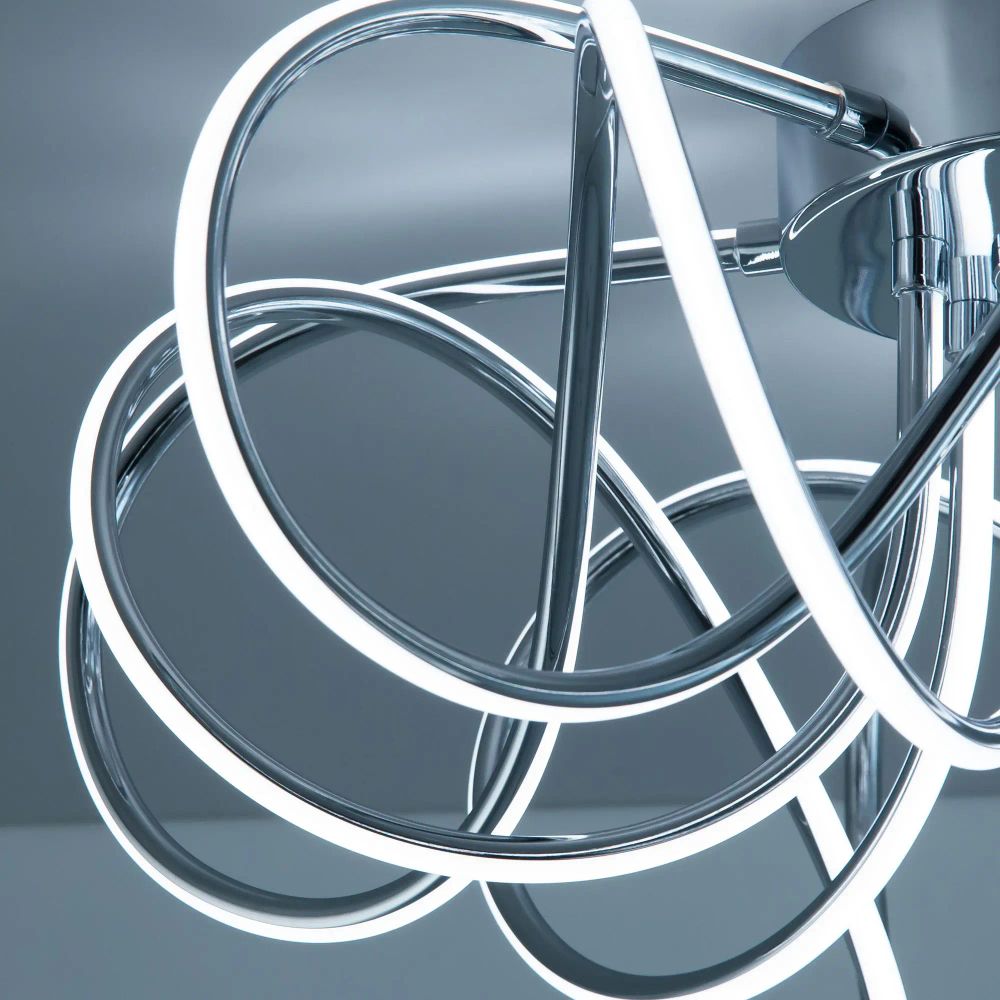 Citilux Мишель CL229161 RGB Люстра светодиодная с пультом Хром