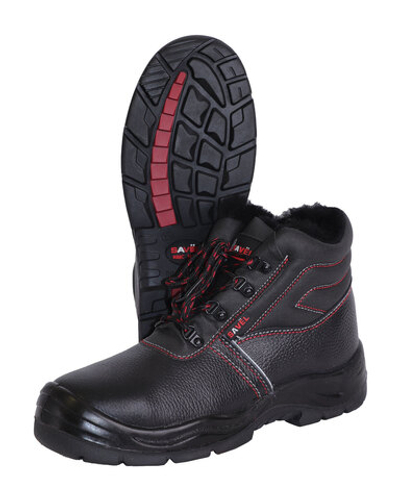 Ботинки кожа, шер.мех,МП ПУ-Нитрил