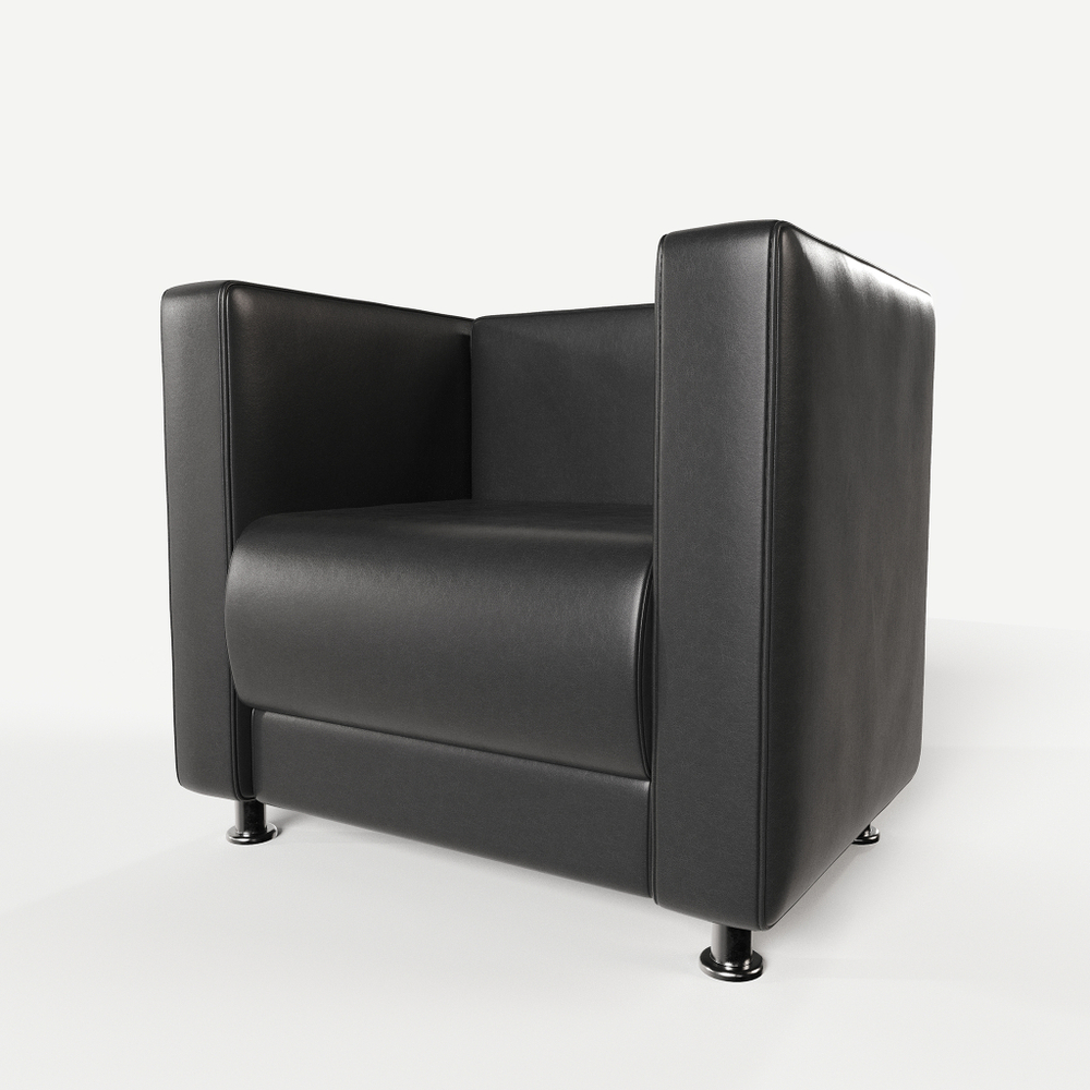 Кресло мягкое Пауза M04 (Черный)