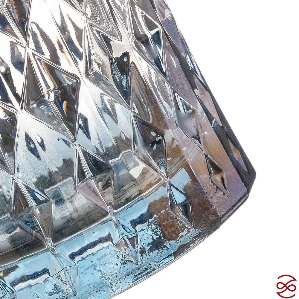 Набор стаканов для воды голуб.золото TIMON Lady Diamond 270 мл