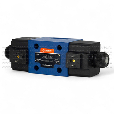 4WE10J31/CW220-50N9K4 - Гидрораспределитель золотниковый Ду 10 с электроуправлением W230, схема J (34), возврат - пружинный