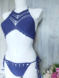 Купальник вязаный