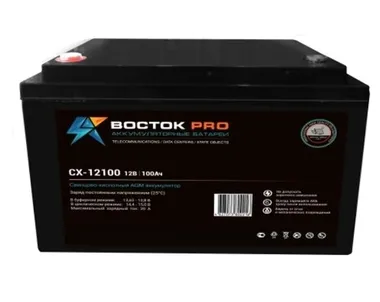 Аккумуляторы ВОСТОК PRO СХ 12100 - изображение 1 Аккумуляторы ВОСТОК PRO СХ 12100 - фото 1