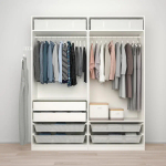 Гардероб - IKEA PAX/TYSSEDAL/ПАКС/ТИССЕДАЛЬ ИКЕА, 200x60x236 см, белый