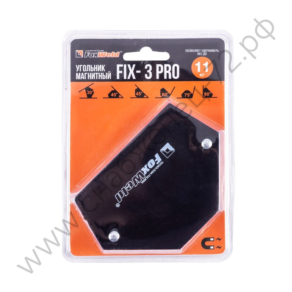 Угольник магнитный FIX-3Pro (пр-во FoxWeld/КНР)