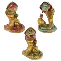 GAEM Фигурка декоративная "Змейка", L6,5 W7 H9,5 см, 3в.