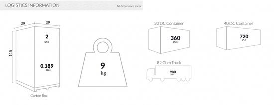 Табурет черный прозрачный барный Fox 75