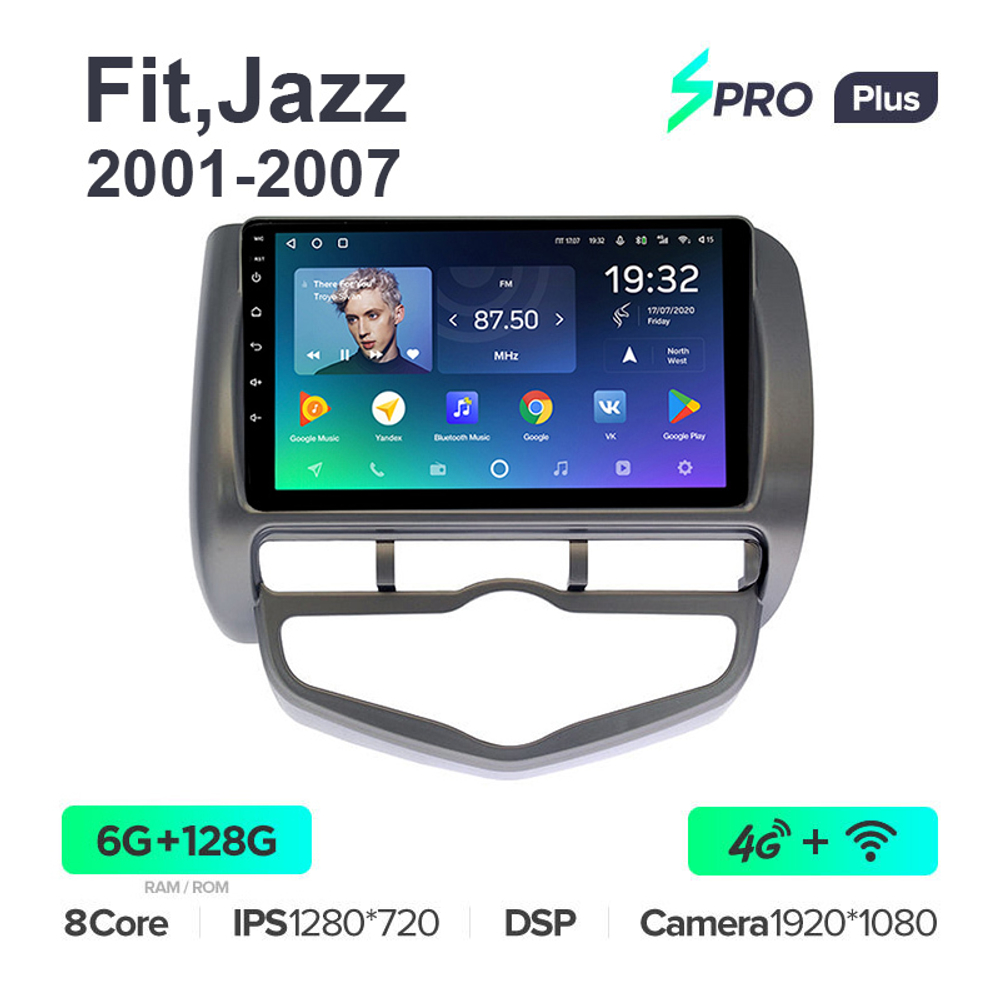 Teyes SPRO Plus 9"для Honda Fit, Jazz 2001-2007