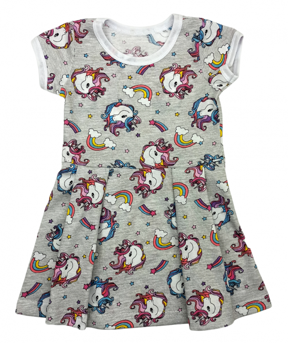203/7 платье единороги меланж (30/110)