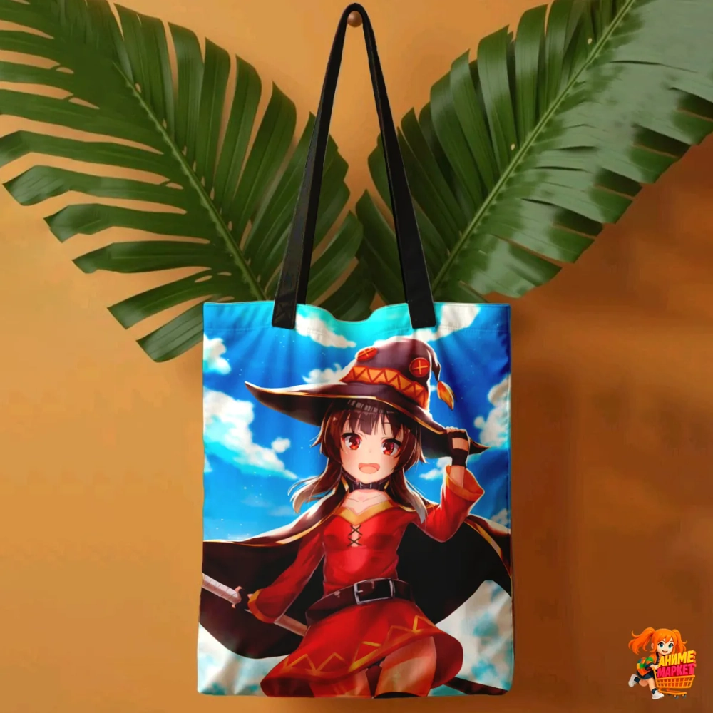Сумка шоппер с принтом KonoSuba