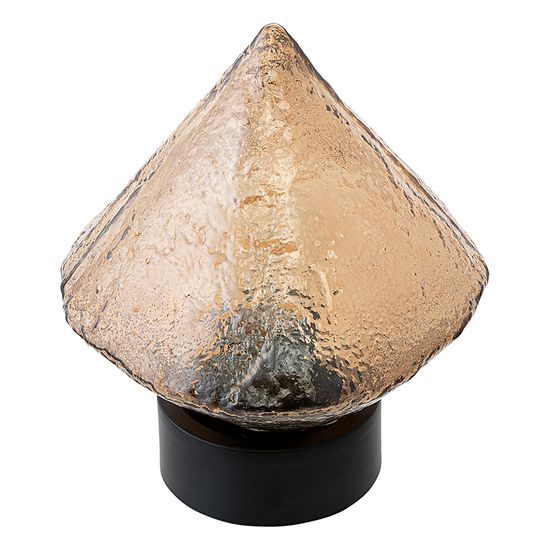 Светильник настольный frozen light, D20х23 см, янтарный