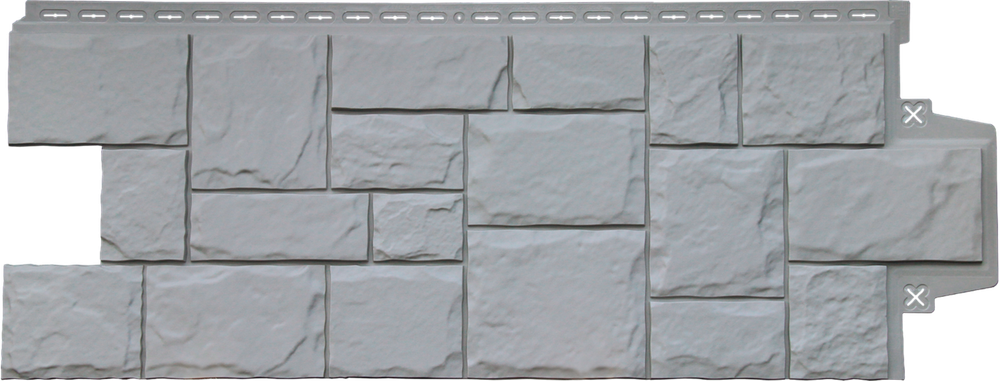 Фасадная панель "Крупный камень Стандарт" - Известняк